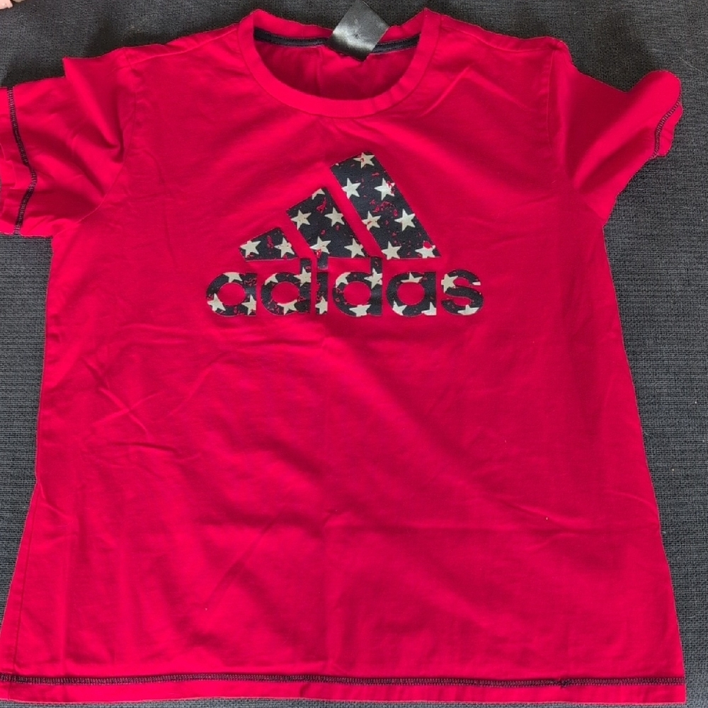 Adidas Kids Red T-Shirt